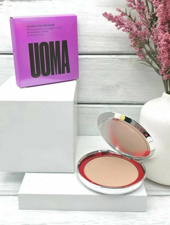 Uoma Beauty Other - Uoma Double Take Pressed Bronzer in White Pearl FAIR NEUTRAL Full Size, 6g *BNIB